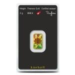 2 Gram Argor Heraeus Gold Kinebar