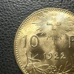 1922 Switzerland 10 Francs Gold Coin - Bern Mint