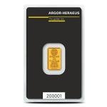 2 Gram Argor Heraeus Gold Kinebar