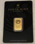 5 Gram Perth Mint Gold Bar with Assay