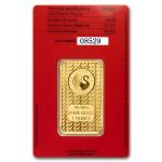 Perth Mint 1 oz Gold Lunar Dragon Bar