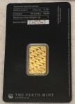 5 Gram Perth Mint Gold Bar with Assay