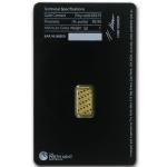 1 Gram Perth Mint Gold Bar with Assay