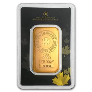 1 oz Royal Canadian Mint Gold Bar