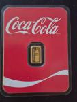 1/2 Gram Gold Bar - Canadian & Coca-Cola Design