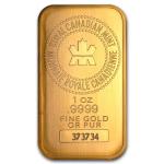 1 oz Royal Canadian Mint Gold Bar