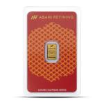 2025 1 Gram Asahi Lunar Snake Gold Bar