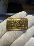 Johnson Matthey 20 Gram Gold Bar - Vintage