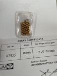 Johnson Matthey 2.5 Gram 24K Gold Bar
