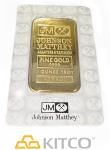 Johnson Matthey 1 oz Fine Gold Mint Bar 9999