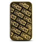 1 oz Johnson Matthey Gold Bar - Varied Design
