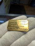 Johnson Matthey 20 Gram Gold Bar - Vintage