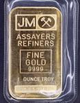 Johnson Matthey 1 oz Gold .9999 Fine Bar Pair