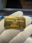 Johnson Matthey 20 Gram Gold Bar - Vintage