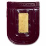 Engelhard 1/2 oz Gold Bar - Frosted Reverse