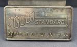 Vintage Engelhard 10oz Fine Silver Bar 5205