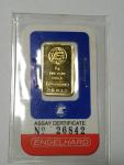 Engelhard Vintage 5g Gold Bar - .9999 Fine