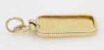 Engelhard 1g Fine Gold Bar in 14k Pendant
