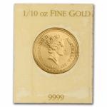 1987 Australia 1/10 oz Gold Kangaroo Coin