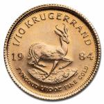 1984 South Africa 1/10 oz Gold Krugerrand