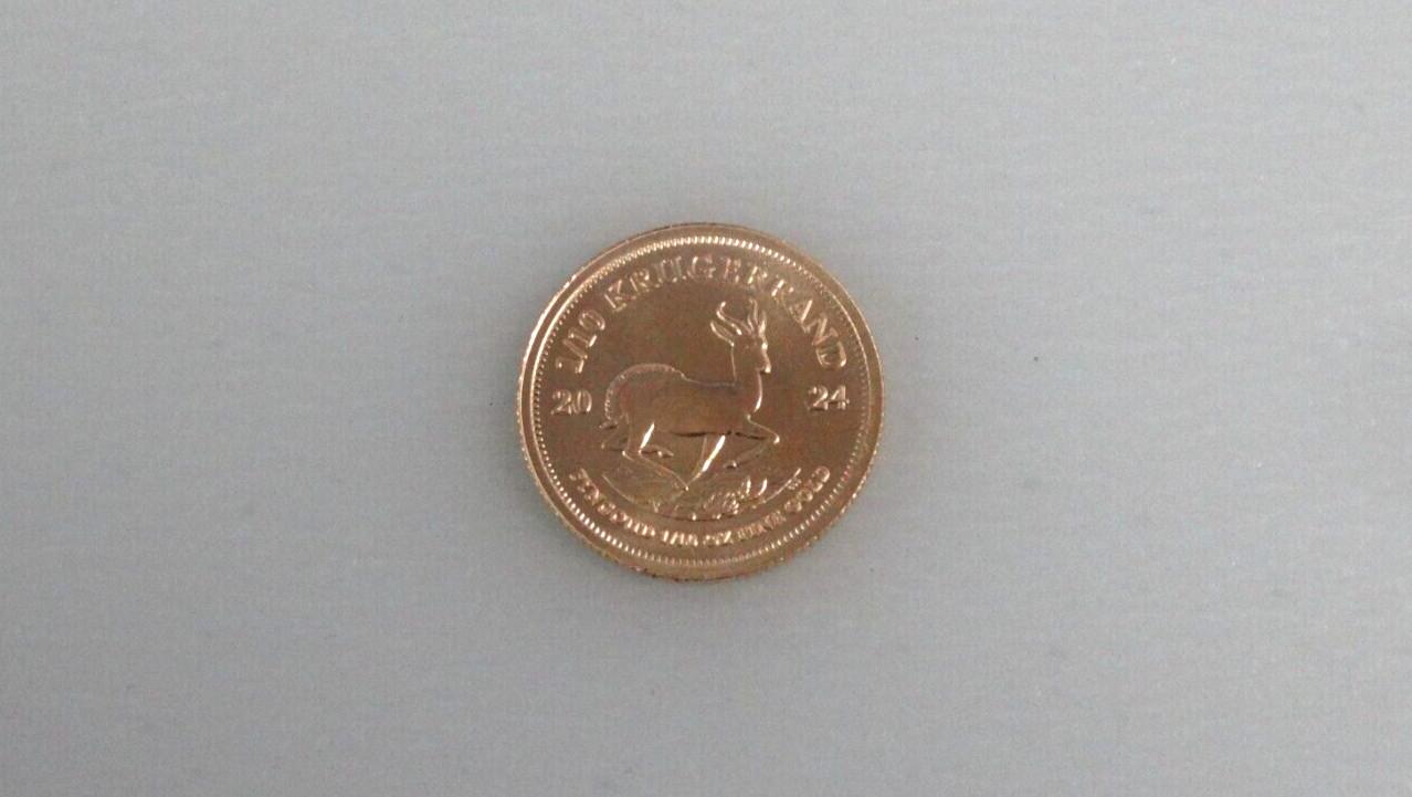 2024 1/10 oz South African Gold Krugerrand Coin