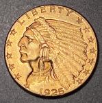 1925 D $2.50 Indian Head Gold Coin