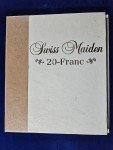 1935-B Swiss Helvetia Gold 20 Franc Coin with Booklet