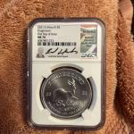 2021 South Africa Krugerrand First Day NGC MS70