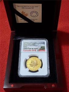 2017 Canada $200 1oz Gold Maple Leaf Coin