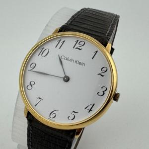 French Gold Tone Swiss Quartz Watch for Women