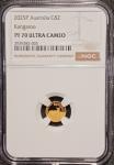 2025 Australia Mini Roo Kangaroo Gold Coin PF70