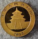 2017 Chinese Gold Panda 50 Yuan Coin