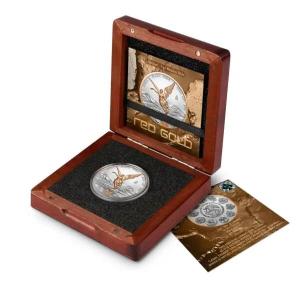 2024 Mexico 1-oz Silver Libertad with Gold Accents