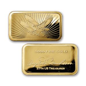 24kt Double Eagle .9999 Pure Gold Bar