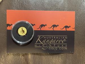 2020 Australian Mini Roo 1/2 Gram Gold Coin