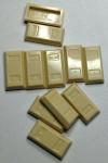 LEGO Tan Gold Bars Ingots x25 Set