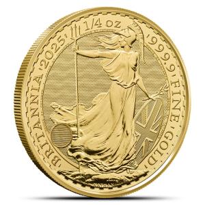 2025 1/4 oz British Gold Britannia Coin