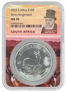2022 South Africa 1oz Silver Krugerrand Coin