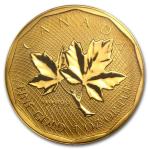 1 oz Gold Maple Leaf Coin with Assay Card