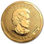 1 oz Gold Maple Leaf Coin with Assay Card