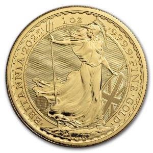 2025 Gold Britannia 1 oz Coin from Great Britain