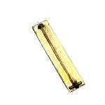 Floral Engraved Antique Gold Bar Ingot