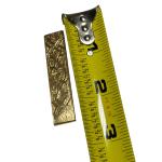 Floral Engraved Antique Gold Bar Ingot