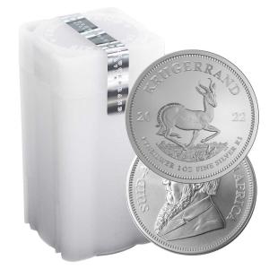 2022 South Africa Silver Krugerrand Roll of 25