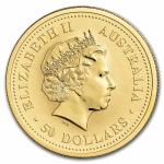 1999 Australia Gold Kangaroo 1/2 oz Coin