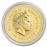 1999 Australia Gold Kangaroo 1/2 oz Coin