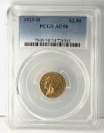 1925 D Quarter Eagle Gold Coin - Indian Head