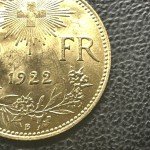 1922 Switzerland 10 Francs Helvetia Gold Coin