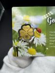 Good Luck Gold Coin Four Leaf Clover 3000 Francs