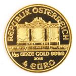 2015 Austrian Philharmonic 1/25 Ounce Gold Coin